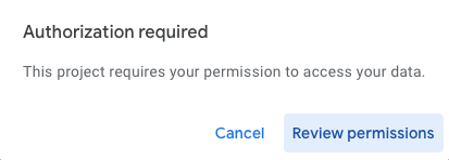 Review Permissions